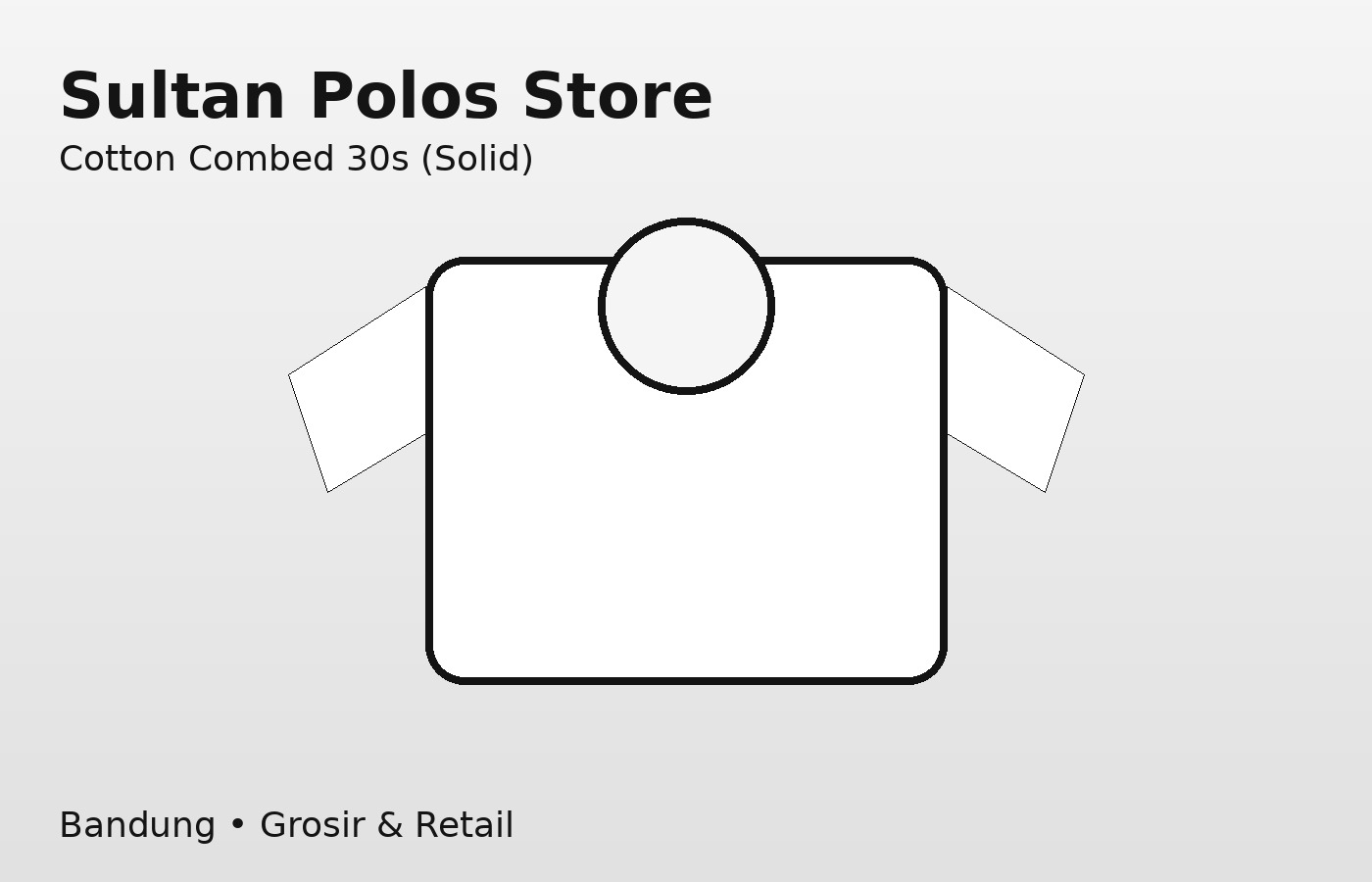 Kaos polos warna putih